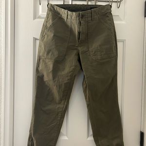 Women’s Military Green Banana Republic Pants Size 4